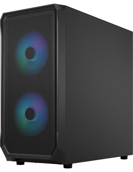 Fractal Design Focus 2 Cristal Templado USB 3.2 Negro