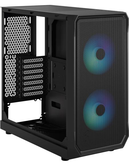 Fractal Design Focus 2 Cristal Templado USB 3.2 Negro