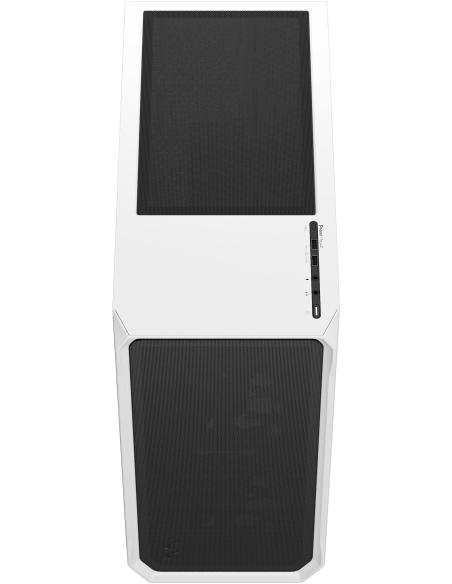 Fractal Design Focus 2 Cristal Templado USB 3.2 Blanco