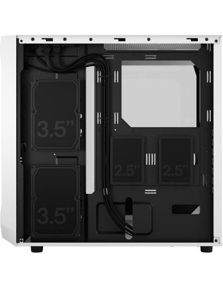 Fractal Design Focus 2 Cristal Templado USB 3.2 Blanco