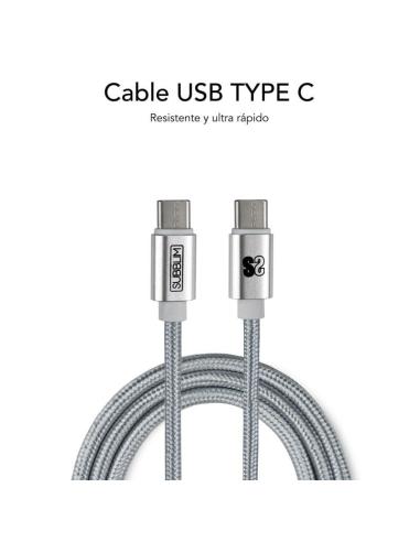 Subblim Cargador Ultra Rápido 2xUSB PD25W + QC3.0 + Cable USB-C + Lightning Blanco