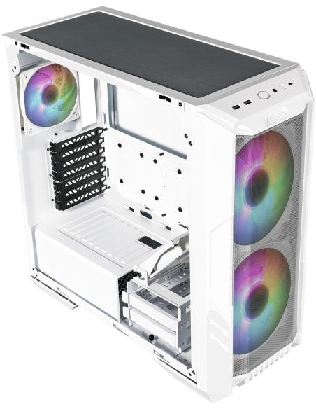 Cooler Master HAF 500 Cristal Templado USB 3.0 Blanca