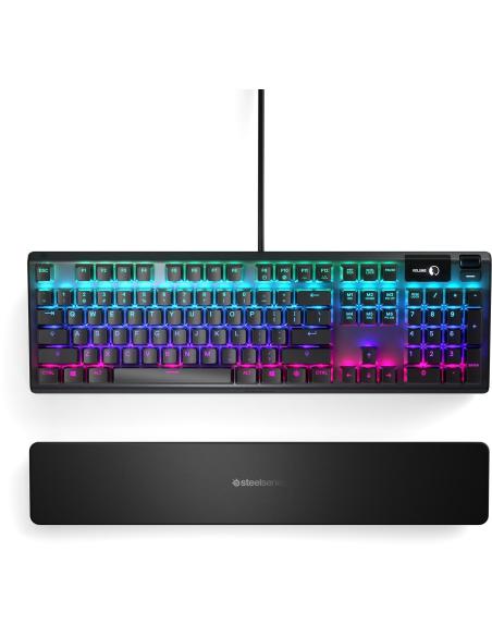 SteelSeries Apex 5 Teclado Híbrido Mecánico RGB USA Switch Blue