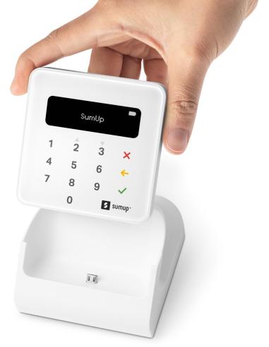 Sumup Air 800604901 Datafono y Estación de Carga de Datafono Blanca