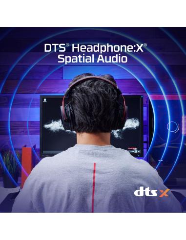 HyperX Cloud Alpha Wireless Auriculares Gaming Inalámbricos PC Negro/Rojo