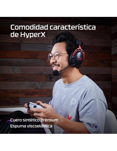 HyperX Cloud Alpha Wireless Auriculares Gaming Inalámbricos PC Negro/Rojo
