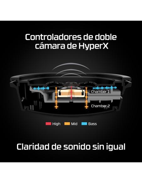 HyperX Cloud Alpha Wireless Auriculares Gaming Inalámbricos PC Negro/Rojo