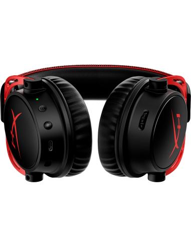 HyperX Cloud Alpha Wireless Auriculares Gaming Inalámbricos PC Negro/Rojo