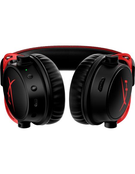 HyperX Cloud Alpha Wireless Auriculares Gaming Inalámbricos PC Negro/Rojo