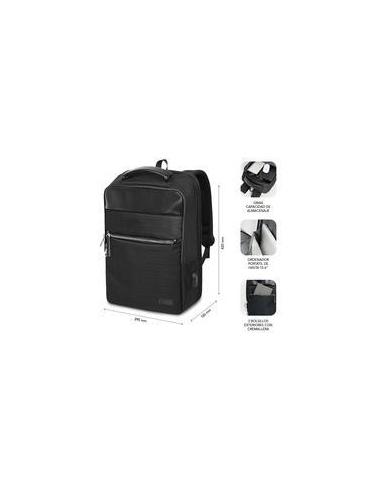 Subblim SUBBP-2BL1015 Mochila para Portátiles hasta 16" Negra