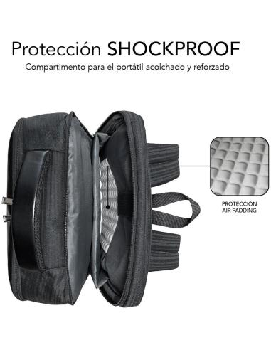Subblim SUBBP-2BL1015 Mochila para Portátiles hasta 16" Negra