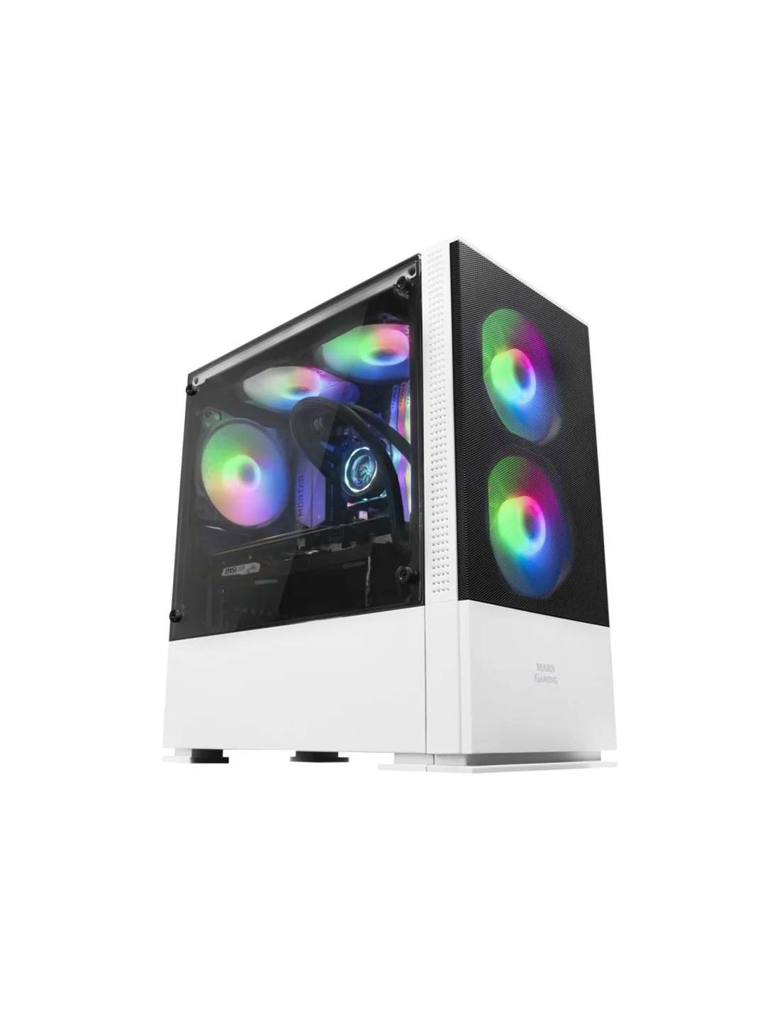 Mars Gaming MCZ Premium USB 3.0 Blanca con Ventana