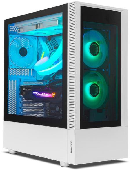 Nox Hummer Nemesis Cristal Templado USB 3.0 aRGB Blanca