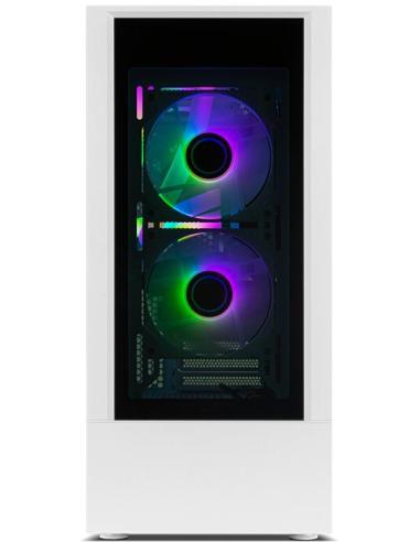 Nox Hummer Nemesis Cristal Templado USB 3.0 aRGB Blanca