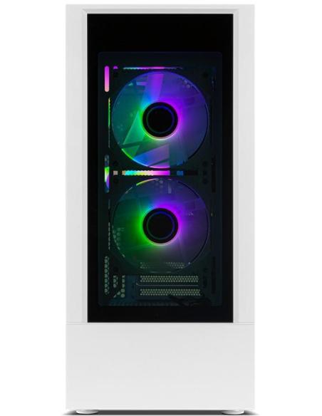 Nox Hummer Nemesis Cristal Templado USB 3.0 aRGB Blanca