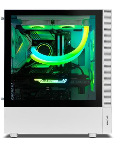 Nox Hummer Nemesis Cristal Templado USB 3.0 aRGB Blanca