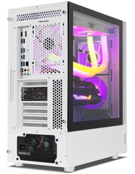 Nox Hummer Nemesis Cristal Templado USB 3.0 aRGB Blanca