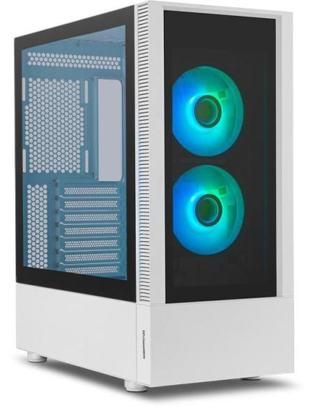 Nox Hummer Nemesis Cristal Templado USB 3.0 aRGB Blanca