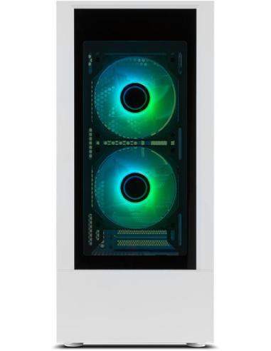 Nox Hummer Nemesis Cristal Templado USB 3.0 aRGB Blanca