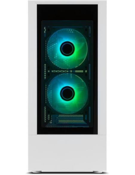 Nox Hummer Nemesis Cristal Templado USB 3.0 aRGB Blanca