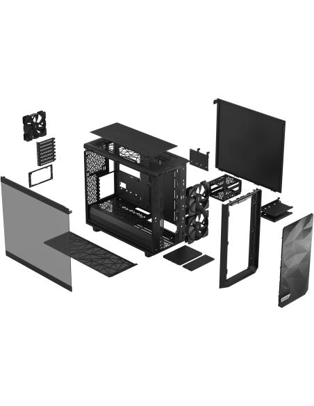 Fractal Design Meshify 2 Lite FD-C-MEL2A-03 Cristal Templado USB 3.2 Negro