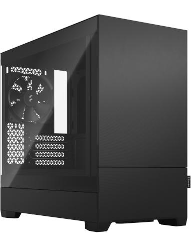 Fractal Design Pop Mini Silent Cristal Templado USB 3.2 Negro