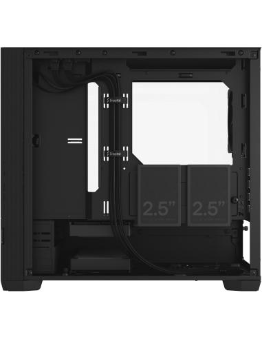 Fractal Design Pop Mini Silent Cristal Templado USB 3.2 Negro