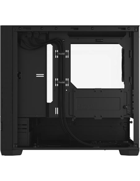 Fractal Design Pop Mini Silent Cristal Templado USB 3.2 Negro