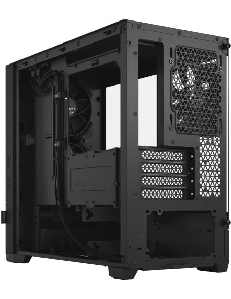 Fractal Design Pop Mini Silent Cristal Templado USB 3.2 Negro