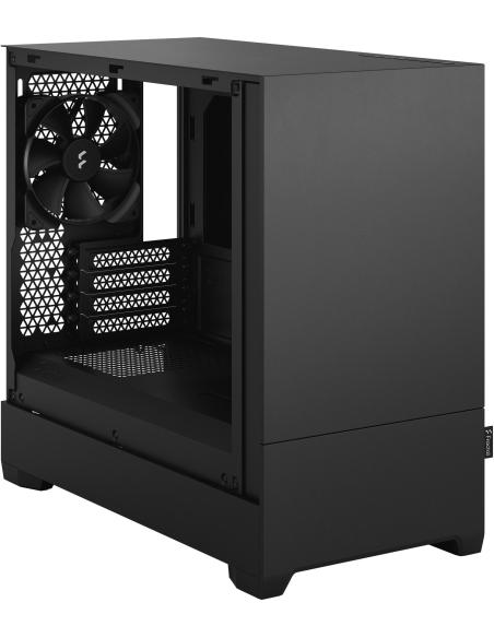 Fractal Design Pop Mini Silent Cristal Templado USB 3.2 Negro
