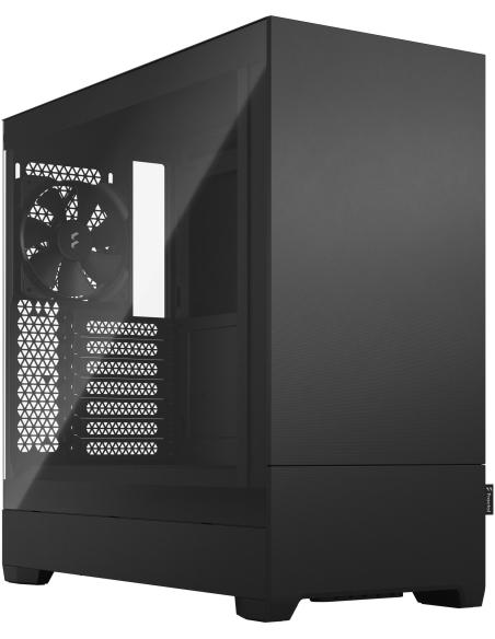 Fractal Design Pop Silent Cristal Templado USB 3.2 Negro