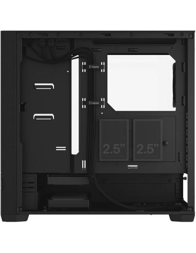 Fractal Design Pop Silent Cristal Templado USB 3.2 Negro