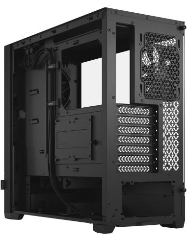 Fractal Design Pop Silent Cristal Templado USB 3.2 Negro