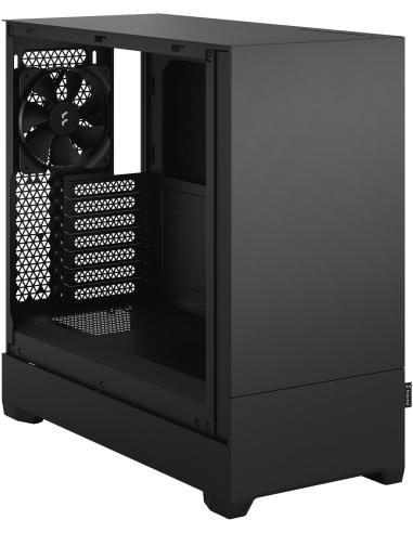 Fractal Design Pop Silent Cristal Templado USB 3.2 Negro