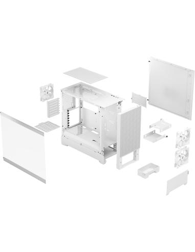 Fractal Design Pop Air Cristal Templado USB 3.2 Blanco
