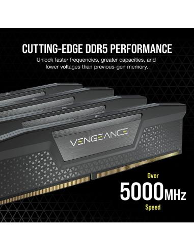 Corsair VENGEANCE DDR5 5200MHz 64GB (2x32GB) CL40 Negra