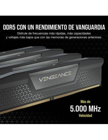 Corsair VENGEANCE DDR5 5200MHz 64GB (2x32GB) CL40 Negra