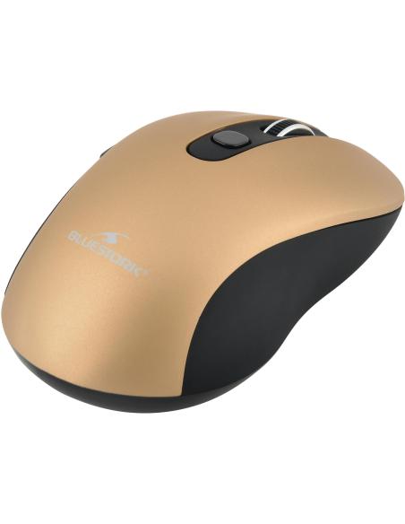 Bluestork Office 60 WL M-WL-OFF60-GOLD Ratón Inalámbrico 1600DPI