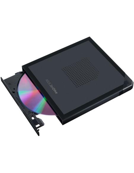 Asus ZenDrive V1M Grabadora de DVD Portátil USB/USB-C Negra
