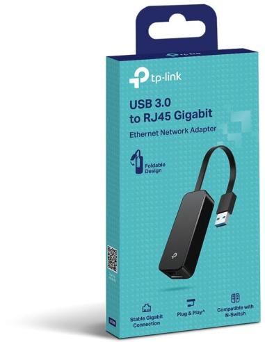 TP-Link UE306 Adaptador USB-A a RJ-45 Ethernet Gigabit Negro