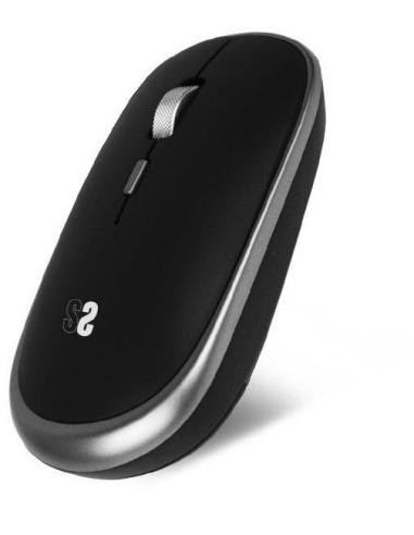 Subblim Wireless Mini Mouse Ratón Óptico Inalámbrico 1600 DPI Negro