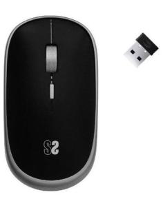 Subblim Wireless Mini Mouse Ratón Óptico Inalámbrico 1600 DPI Negro-1352973