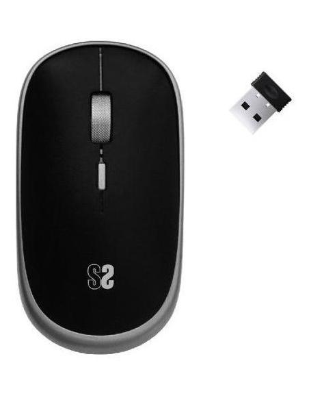 Subblim Wireless Mini Mouse Ratón Óptico Inalámbrico 1600 DPI Negro