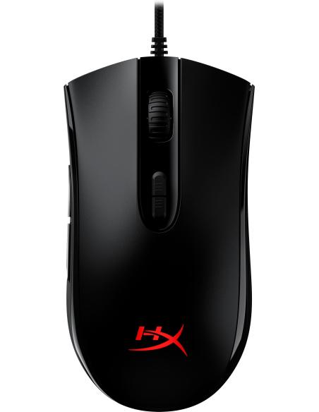 HyperX Pulsefire Core RGB 4P4F8AA Ratón Gaming Negro
