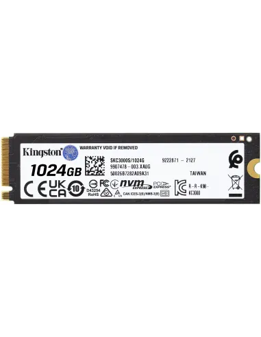 Kingston KC3000 SSD M.2 1TB PCIe Gen 4