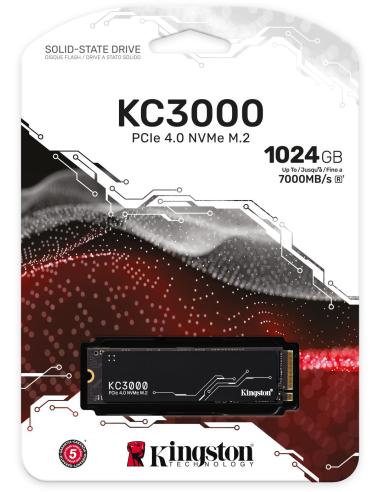 Kingston KC3000 SSD M.2 1TB PCIe Gen 4