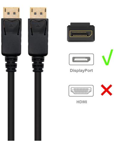 Ewent EC1407 Cable DisplayPort v1.4 8K 3M Negro