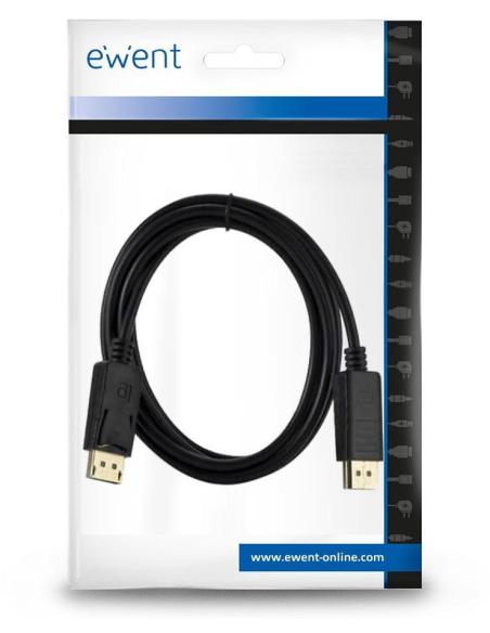Ewent EC1406 Cable DisplayPort v1.4 8K 2M Negro