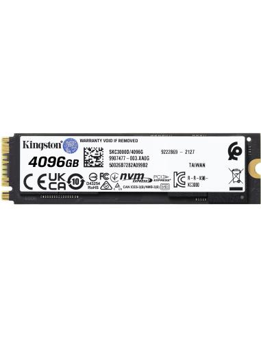 Kingston KC3000 SSD M.2 4TB PCIe Gen 4