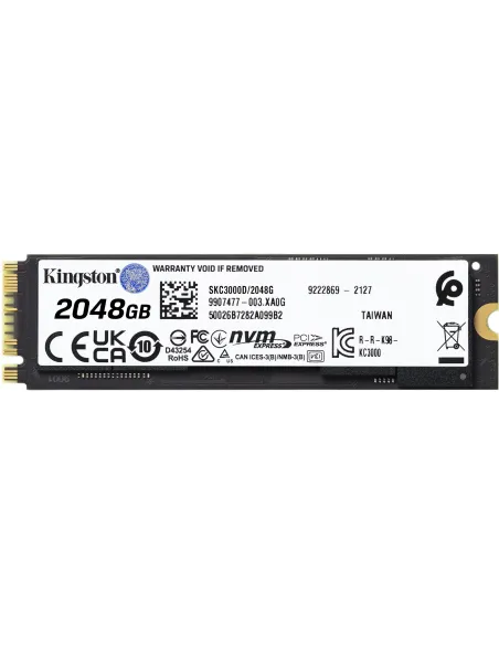 Kingston KC3000 SSD M.2 2TB PCIe Gen 4